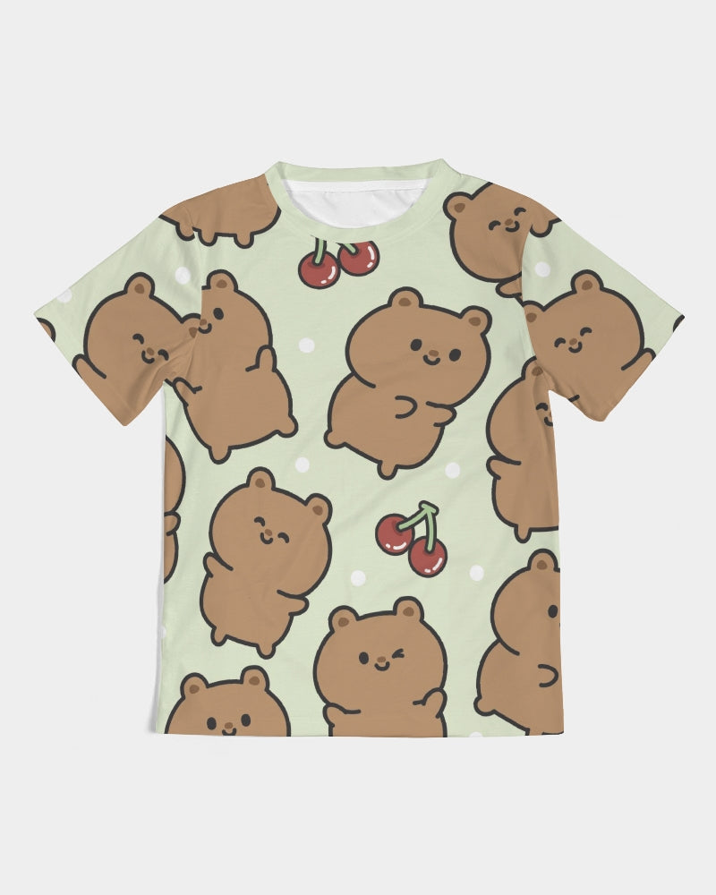 Cherries And Bears Kids  All-Over Print Tee