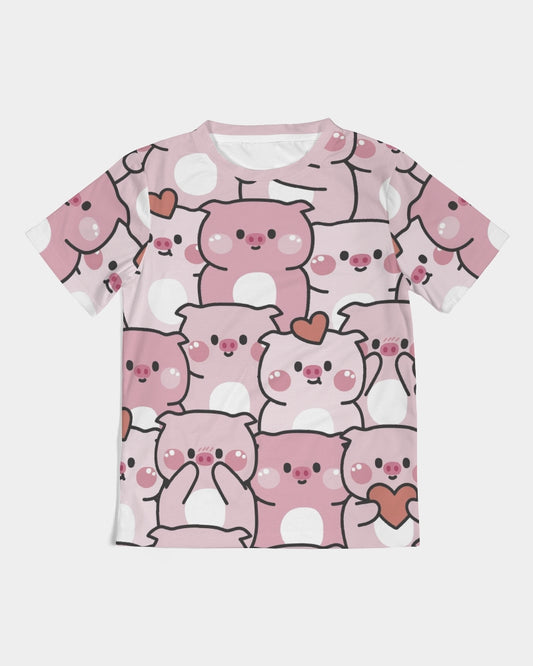 Cute Pigs Kids  All-Over Print Tee