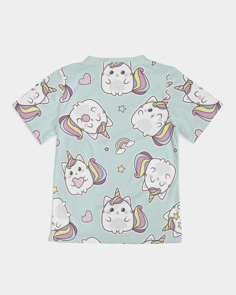 Caticorn Large Kids  All-Over Print Tee