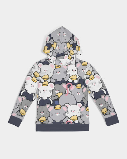 Mice With Cheese Kids All-Over Print Hoodie