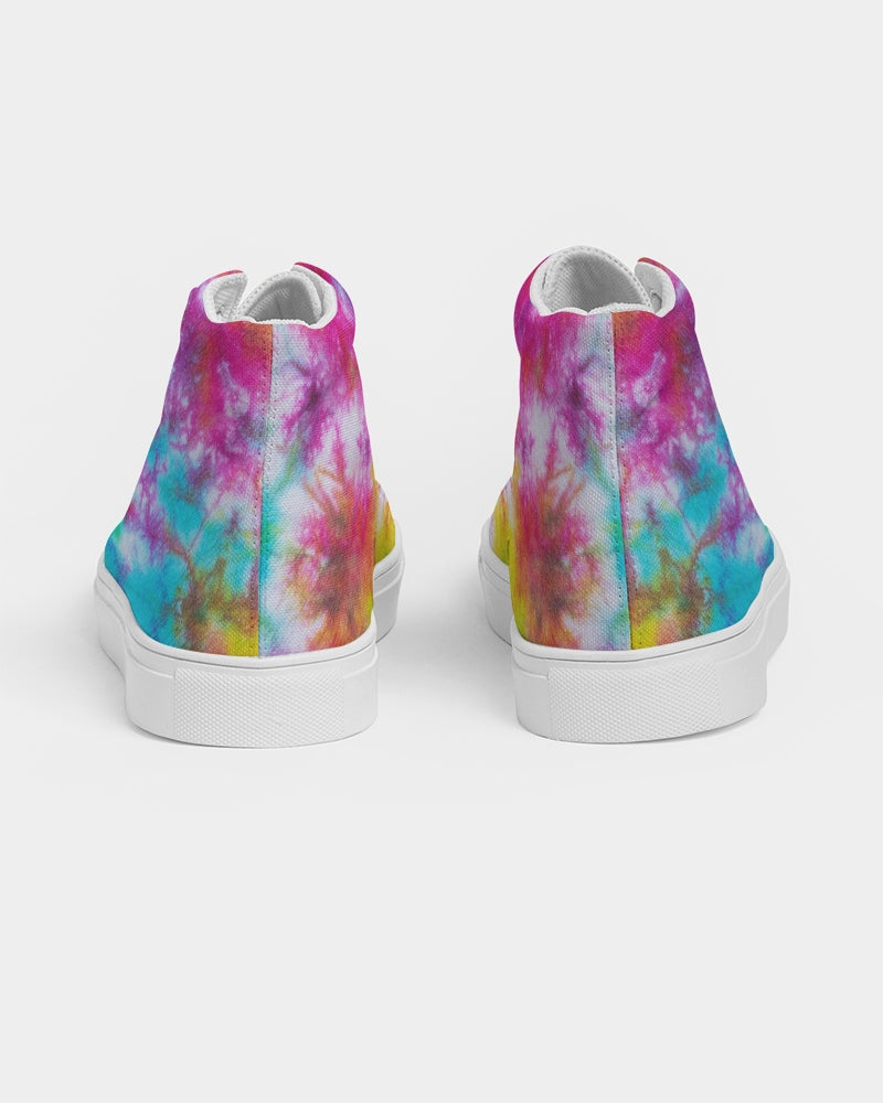 Tie-Dye Men's High Top Canvas Shoe