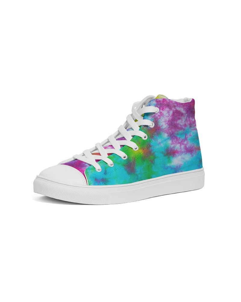 Tie-Dye Men's High Top Canvas Shoe