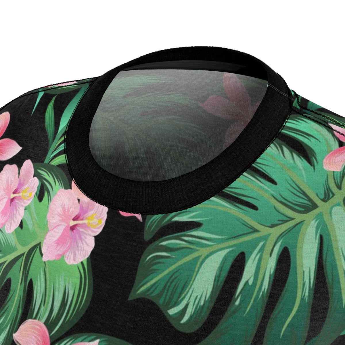 Summer Palm Leaves And Flowers Women's Tee
