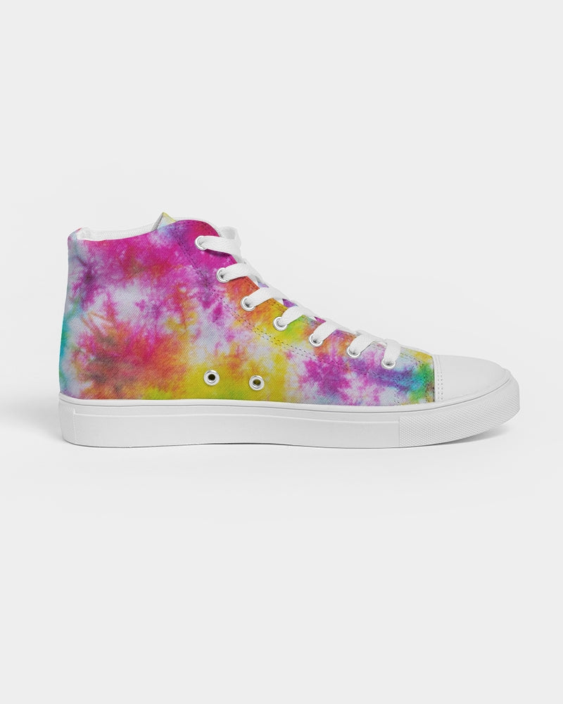 Tie-Dye Men's High Top Canvas Shoe