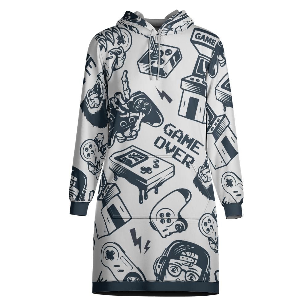 Game Over Hoodie Dress