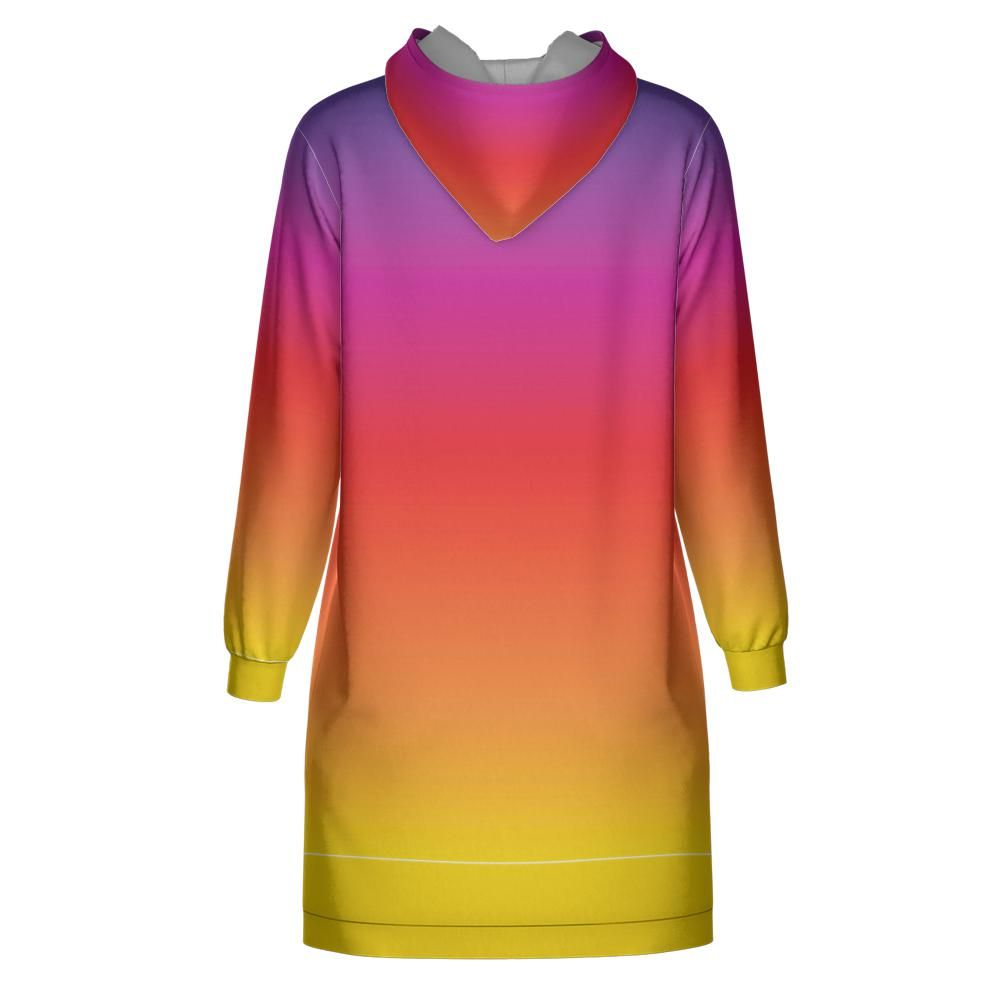 Beach Sunset Hoodie Dress