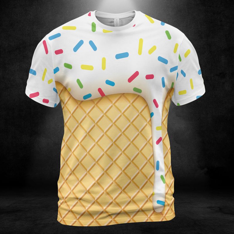 Ice Cream Cone Unisex Comfort T-Shirt
