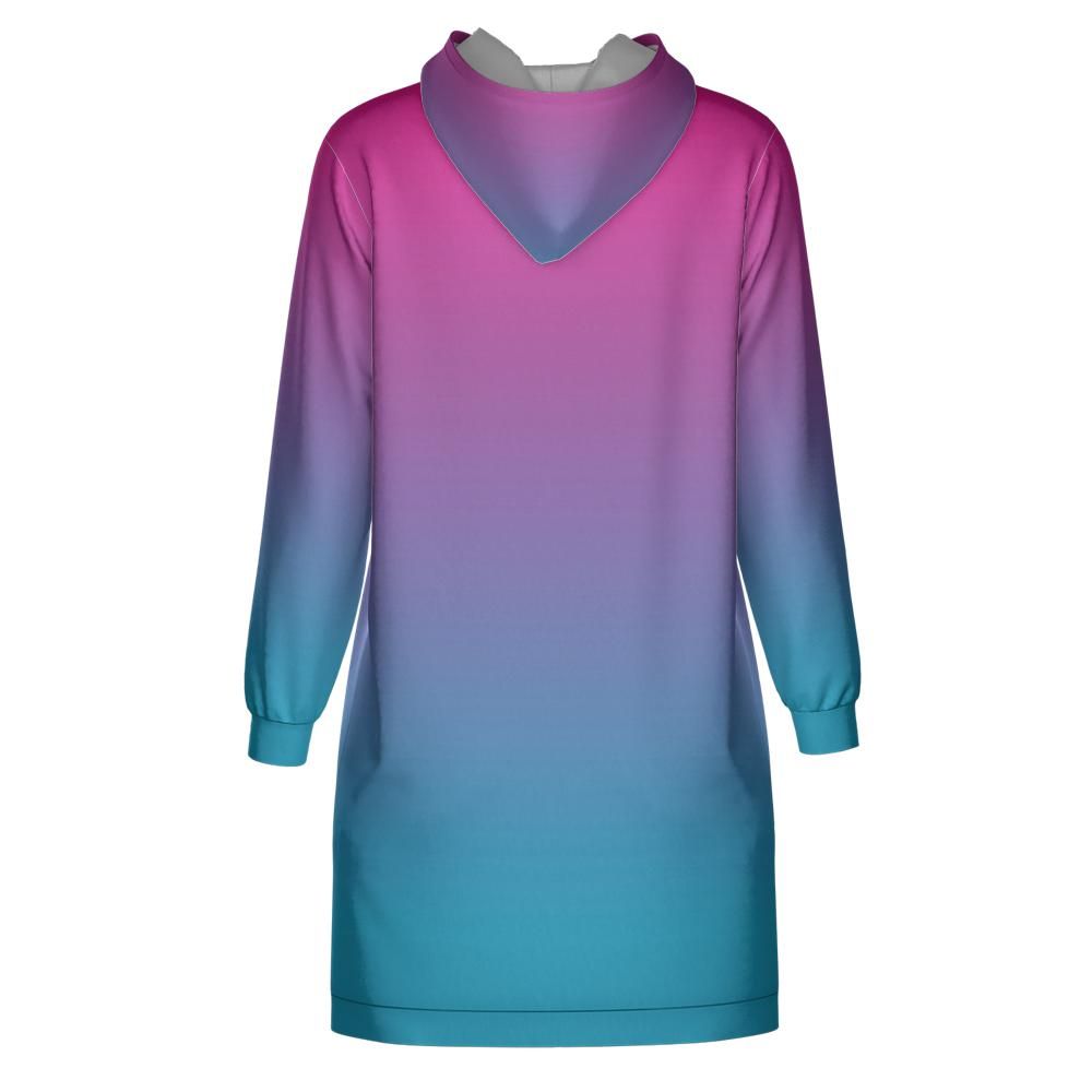 Sunset On The Beach Hoodie Dress